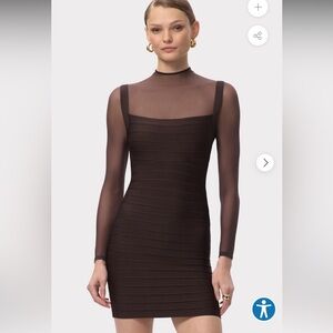 New! Herve Leger Amy Dress- Small